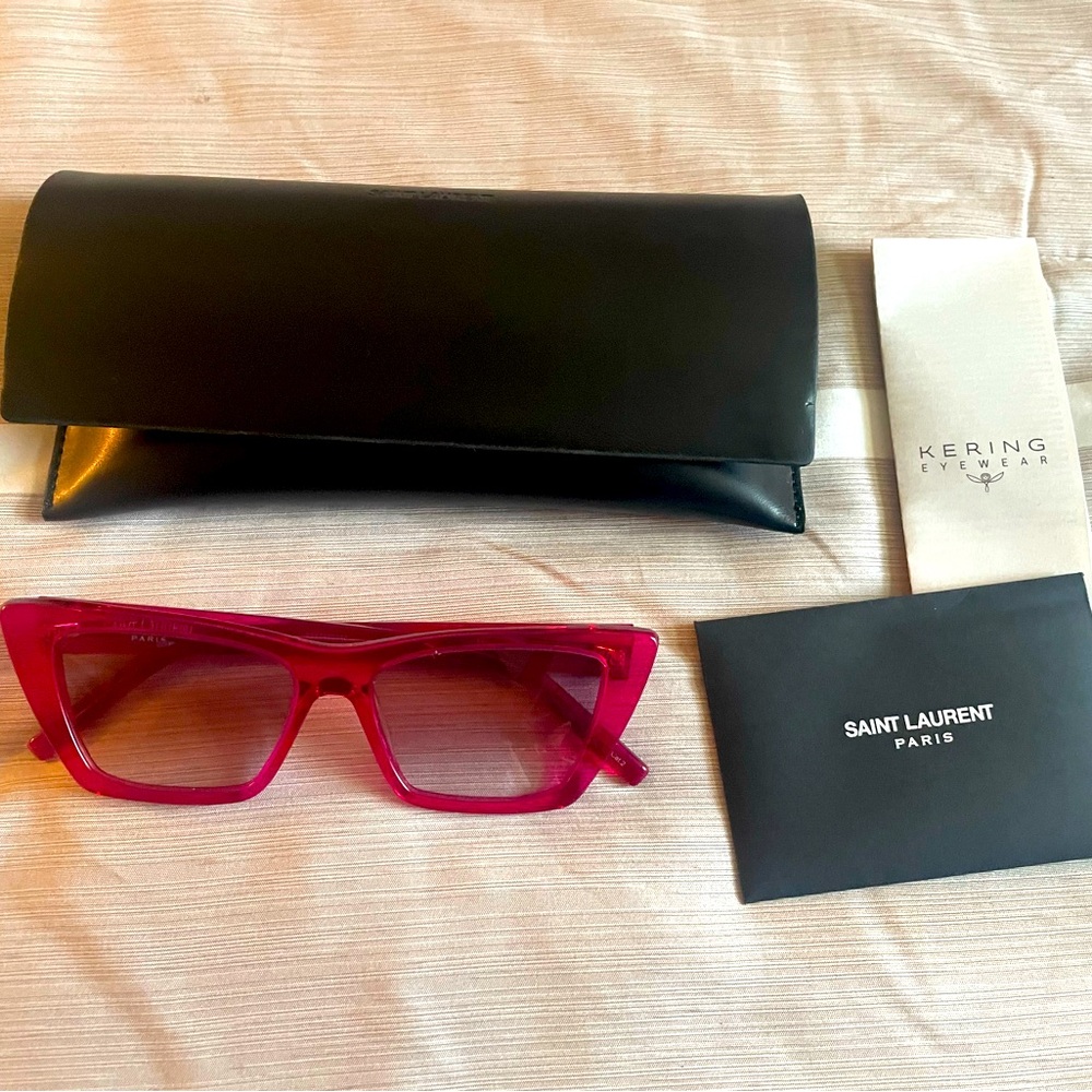 Saint Laurent Pink Sunglasses